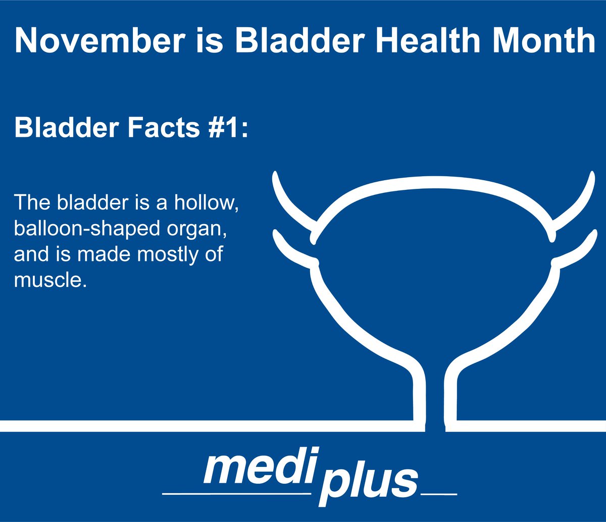 MediplusUrology's tweet photo. Bladder Facts:
#NovBHealth
#BladderHealth
#BladderFact
#UrologyFact
#Bladder
#HealthyBladder
#BladderCare https://t.co/tlSS4E0yx9
