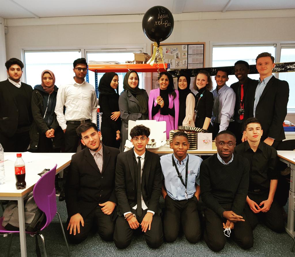 LDEfurnaz's tweet photo. Can't believe I forgot to tweet this.  The most amazing Built Environment students threw me a surprise birthday shin-dig a couple weeks ago. I feel incredibly lucky! @LDEUTC here's to turning 18 again!! 👌☺ https://t.co/SxkSGMHRVZ