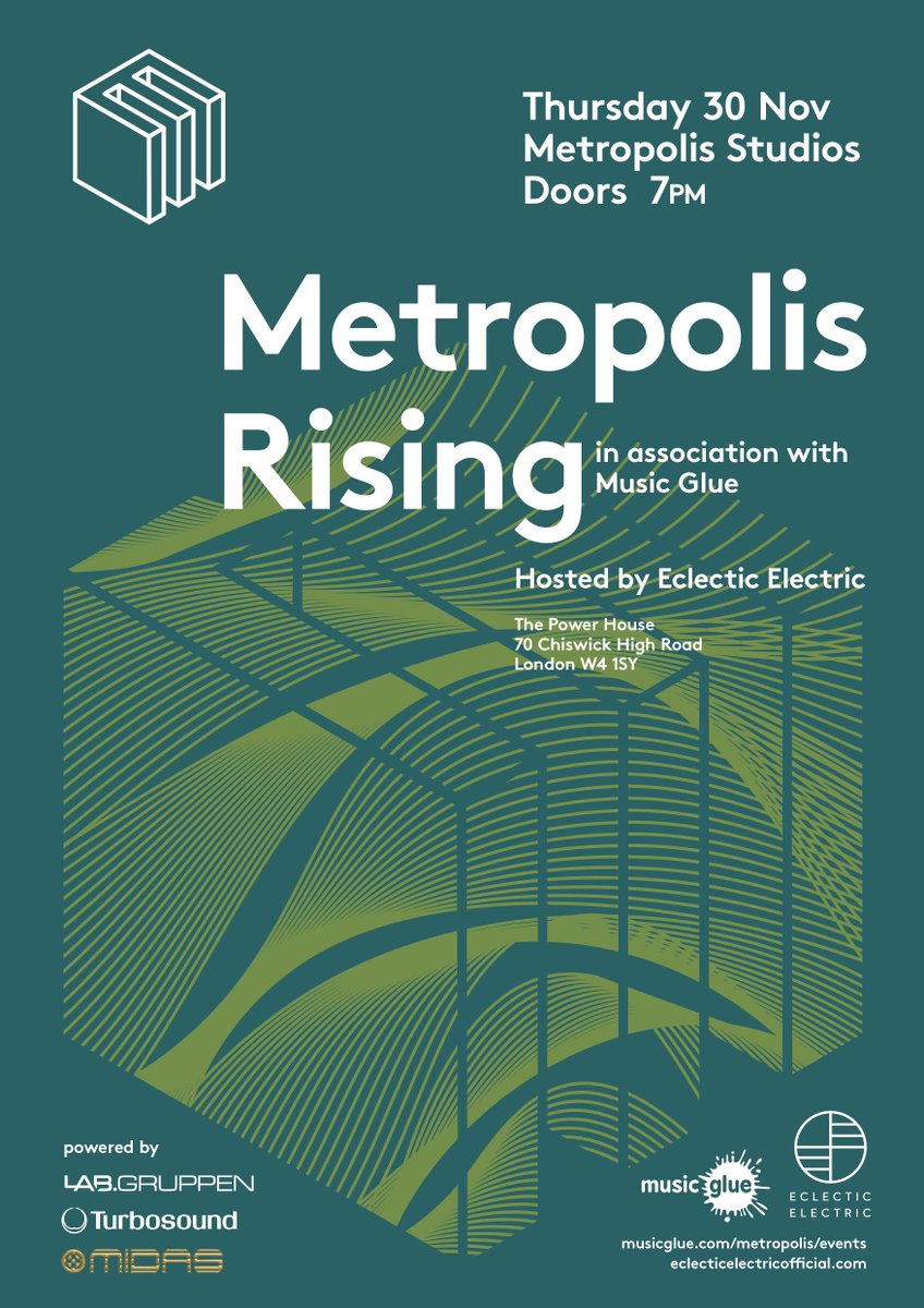 Next week our last Metropolis Rising of the year will be taking place @ThisMetropolis Tickets still available here: musicglue.com/metropolis/eve…