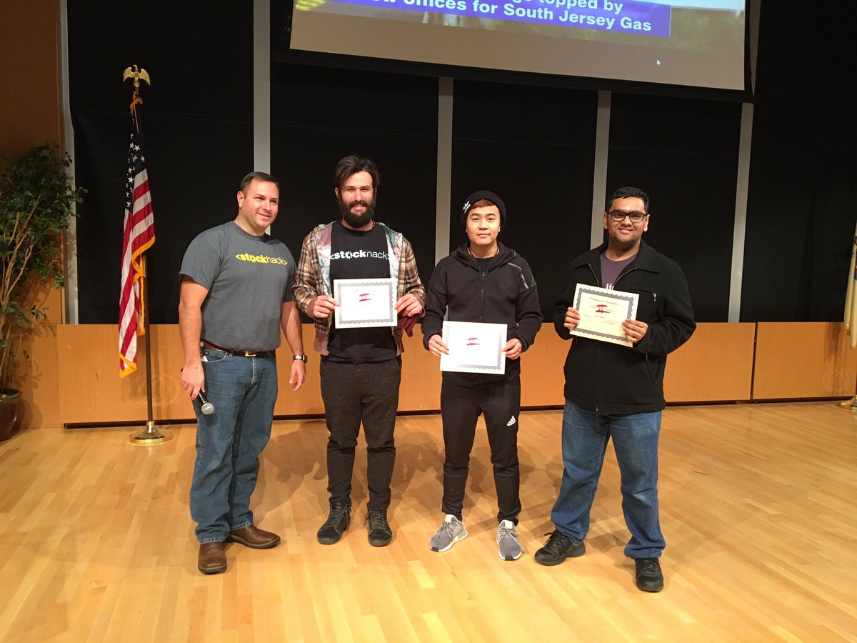 stockhackNJ's tweet photo. @Stockton_edu CS students, bringing the brilliance! https://t.co/cda5cTO1o4