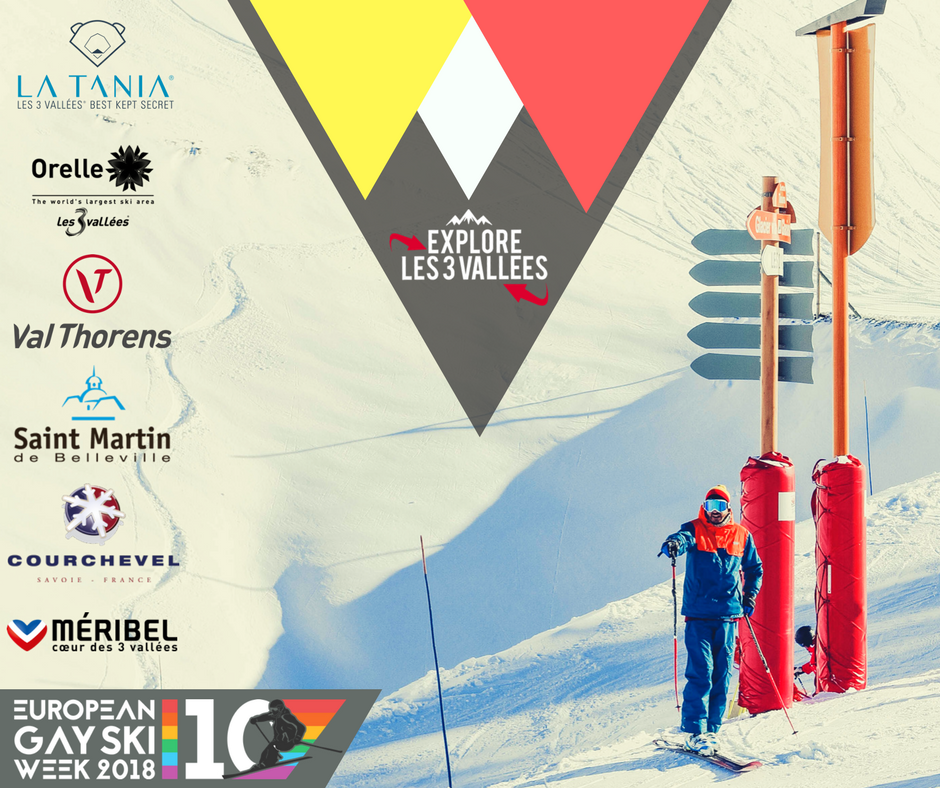 Gay_Ski_Week_Fr's tweet photo. #EGSW2018 #GayPride #EuropeanGaySkiWeek #GaySkiWeek #GayTravel #Travel #GaySki #SkiHoliday #LesMenuires #Les3Vallees https://t.co/ee5ItzZcXp https://t.co/aYlKgZUI3u