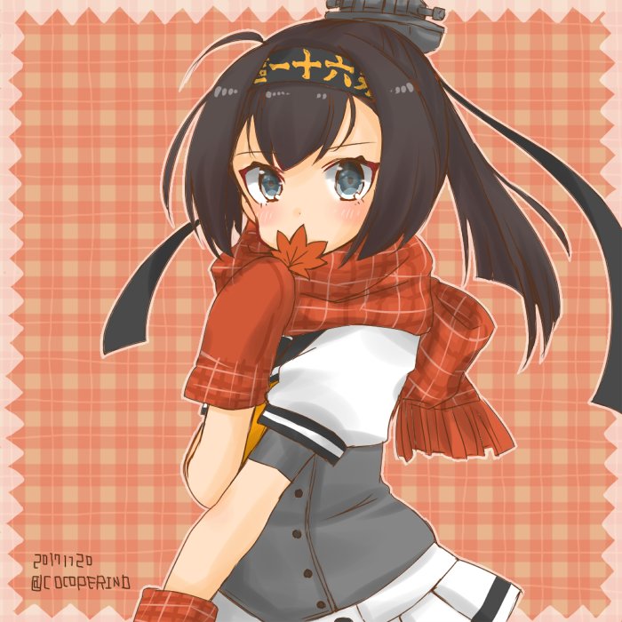 艦これ「秋月
#艦これ版深夜の真剣お絵描き60分一本勝負  #艦これ版真剣お絵描き60分」|ここぺりーののイラスト