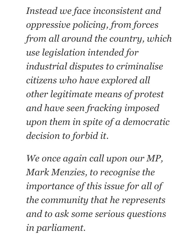 frackfreelancs's tweet photo. Our comment on inconsistent & oppressive policing in Lancs as @policemonitor launch new report.
@LancsPolice needs to facilitate our right to protest against fracking #WeSaidNo #ProtectingProtest
Mark Menzies MP @fyldeca will you represent our concerns?
https://t.co/W4zQfQPUdo https://t.co/YTGdpEWP84