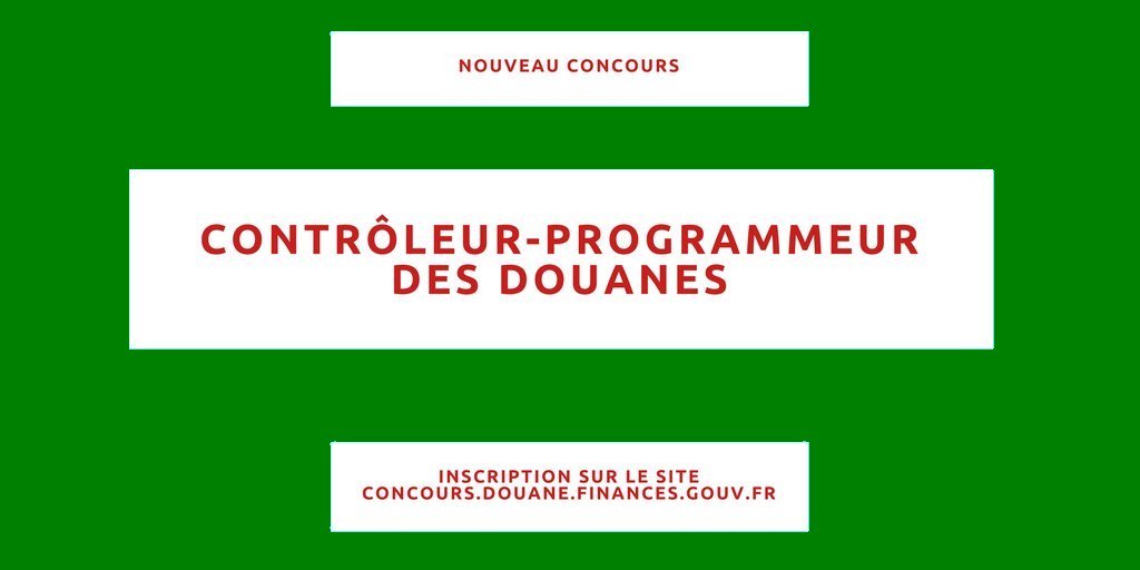 Douane Francaise On Twitter Recrutement Nouveau