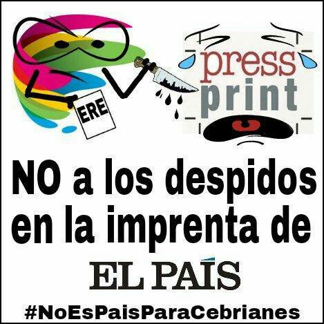 comitepressprin's tweet photo. Comienza el drama para 69 familias. #FelizLunes  #NoEsPaisParaCebrianes @FSCdeCCOO @CCOO @CCOOMadrid https://t.co/5cIkpvlUEg