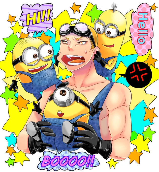 #お前のふざけた絵と真面目な絵を比較してみろ真面目な絵の方がない 