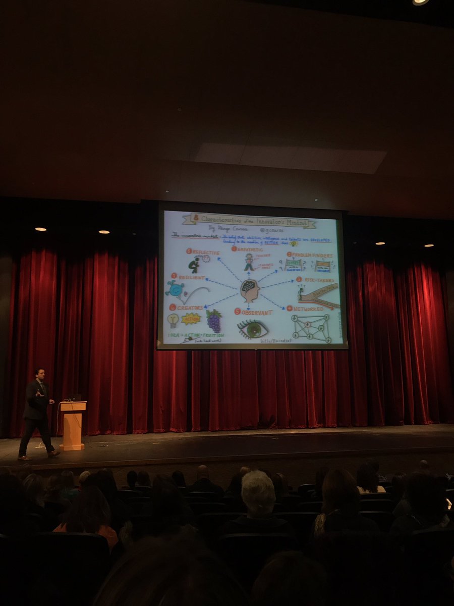 RLCedu's tweet photo. Starting off our day with @gcouros and the Innovator's Mindset! #IgKnight2017 https://t.co/uw23rC0kFp