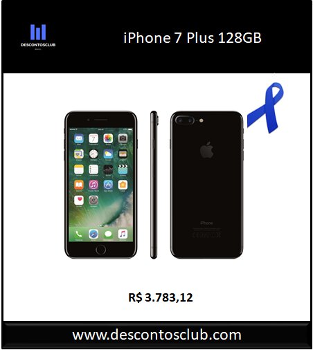 DescontosClub's tweet photo. iPhone 7 Plus em promoção!
Confira: https://t.co/MJ7hkpGwmM https://t.co/yzyVx1qDDc