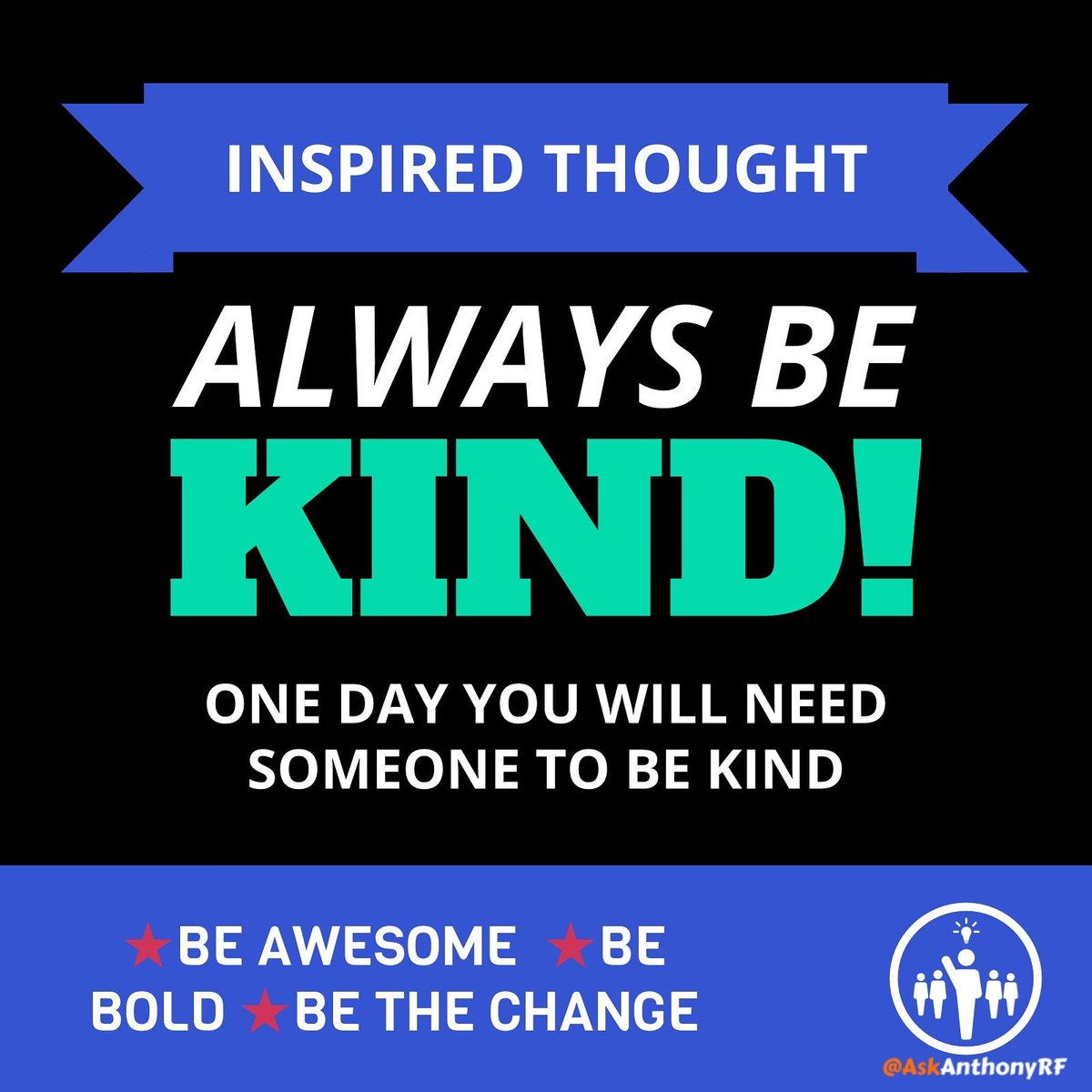 When your default behavior is to be kind to others, other people will automatically  be kind to you. 

AskAnthonyRF.com

#AskAnthonyRF #Success  #Leadership #Business  #Inspiration #Quotes  #StayFocused  #InspiredThought  #MondayMotivation
