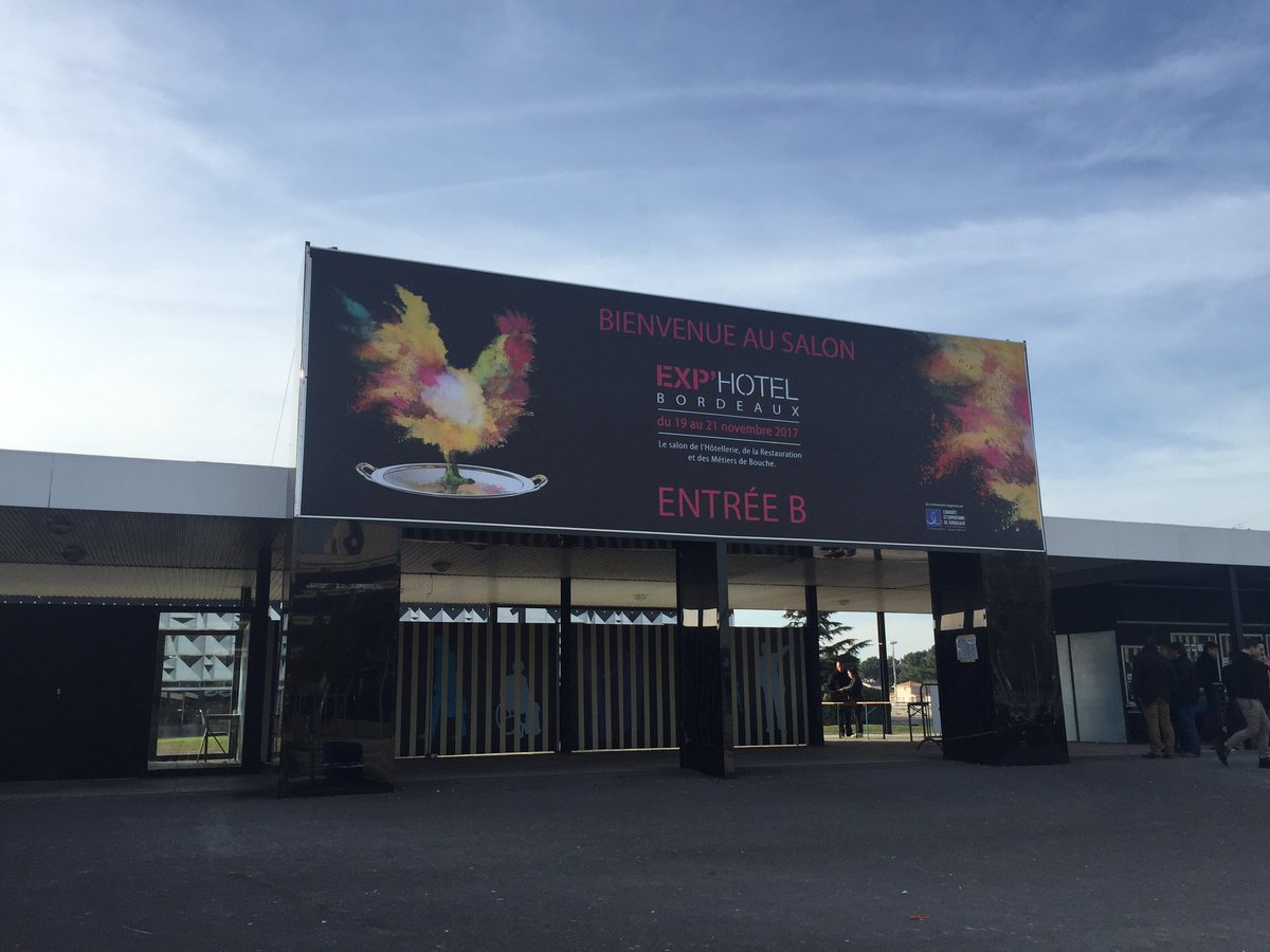 Pour celles et ceux qui souhaiteraient me rencontrer je suis sur place ! <a href="/ExphotelBdx/">EXPHÔTEL Food & Hospitality</a> #Bordeaux #exphotel