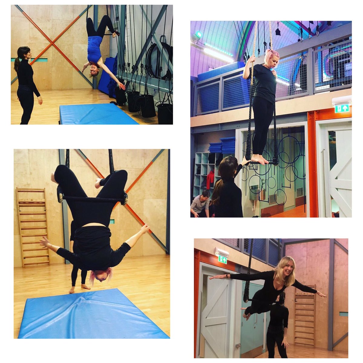 catjmoves's tweet photo. Some picos from Sat's #dancetrapeze session.  Thanks ladies for being so fearless &amp; fabulous &amp; thanks @FlyingFantastic for your amazing space! #aerialdance #learncircus https://t.co/5Glts0od6S