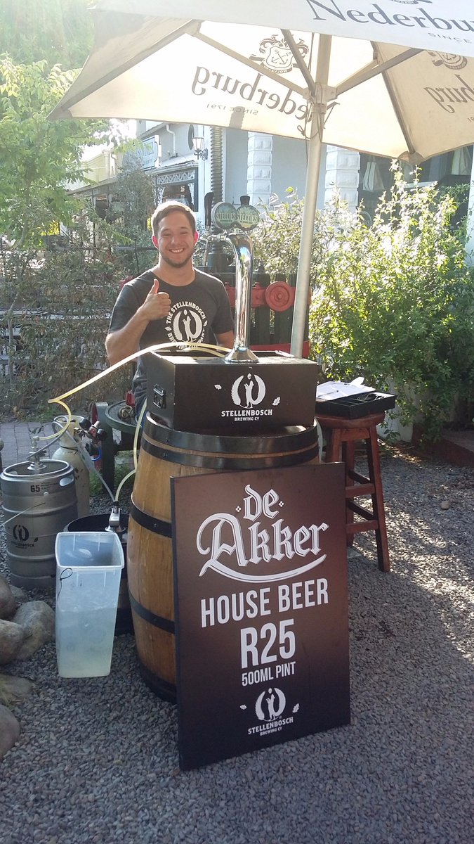 deakker_pub's tweet photo. Thanks @stelliesbeer for a great #StoepSession. Great partner to have. Next weekend we have @MarciaMoon entertaining our patrons. 4-6pm. See you there! https://t.co/rXcQnmvZ1M