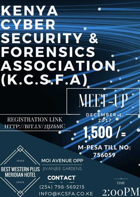 kcsfa's tweet photo. Our varsities ensure that the students graduating to the work force are well equipped, but always need to start somewhere.We invite all graduates to #CyberSecurityKE forum to get opportunities to start there careers. @DiscoverJKUAT @KenyattaUni @USIUAfrica @uonbi @TU_Kenya https://t.co/JMb7Hn5eGE