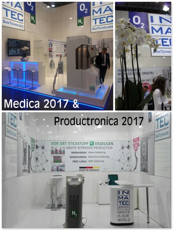 inmatecgase's tweet photo. This was @MEDICATradeFair #Duesseldorf & @productronica #Munich. #INMATEC is looking forward to see you there next year! :) https://t.co/yhchSnjY58