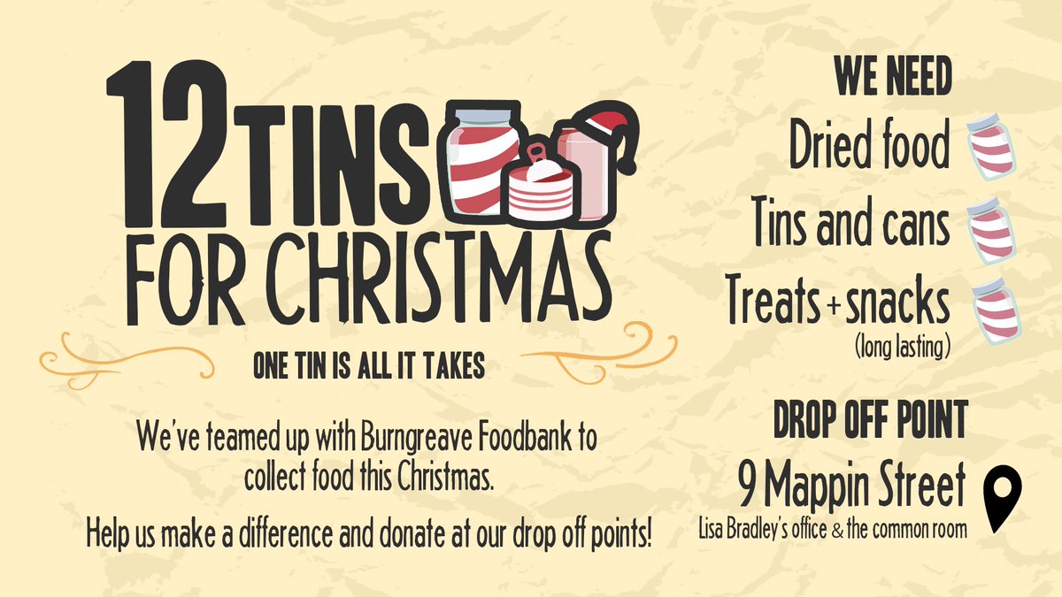 North_Current's tweet image. Can you help us feed families this Christmas? One tin is all it takes to make a difference thenorthcurrent.jusweb.co.uk/2017/11/20/12-…  @burngreavefb