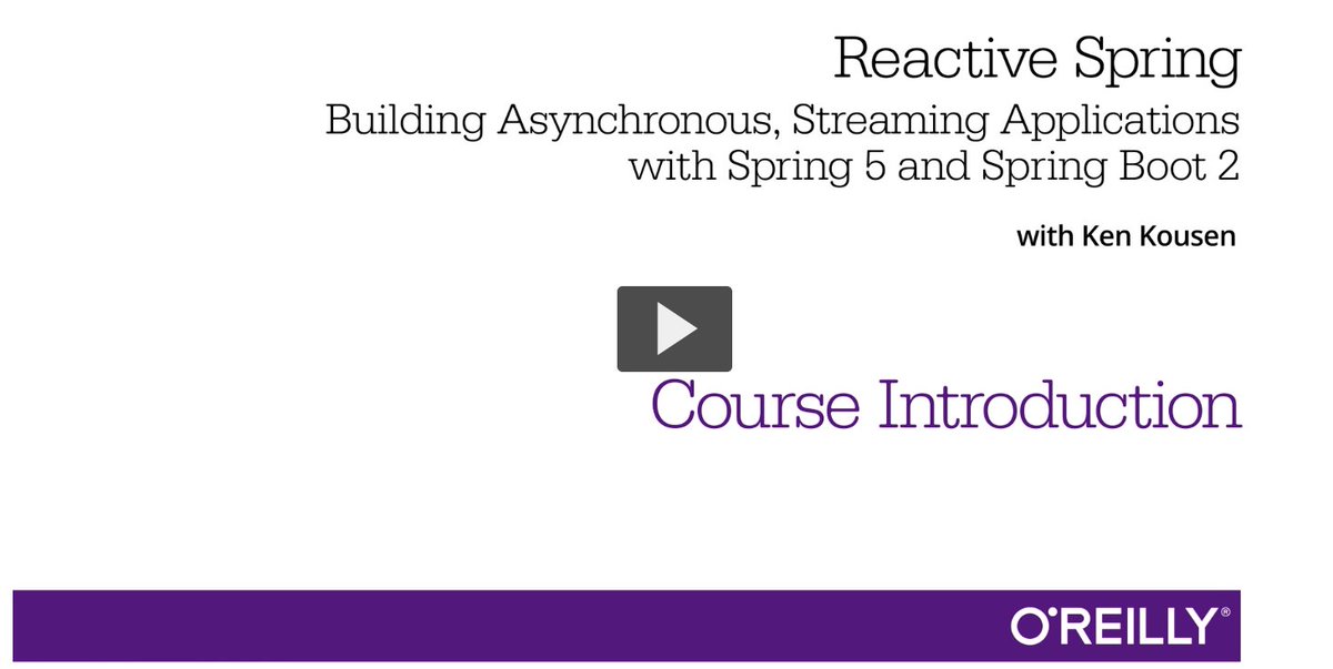 SuConant's tweet photo. @kenkousen 's new #Reactive Spring video is LIVE! https://t.co/MUIx6CcSh4
#Java https://t.co/Zu81YxxGG7