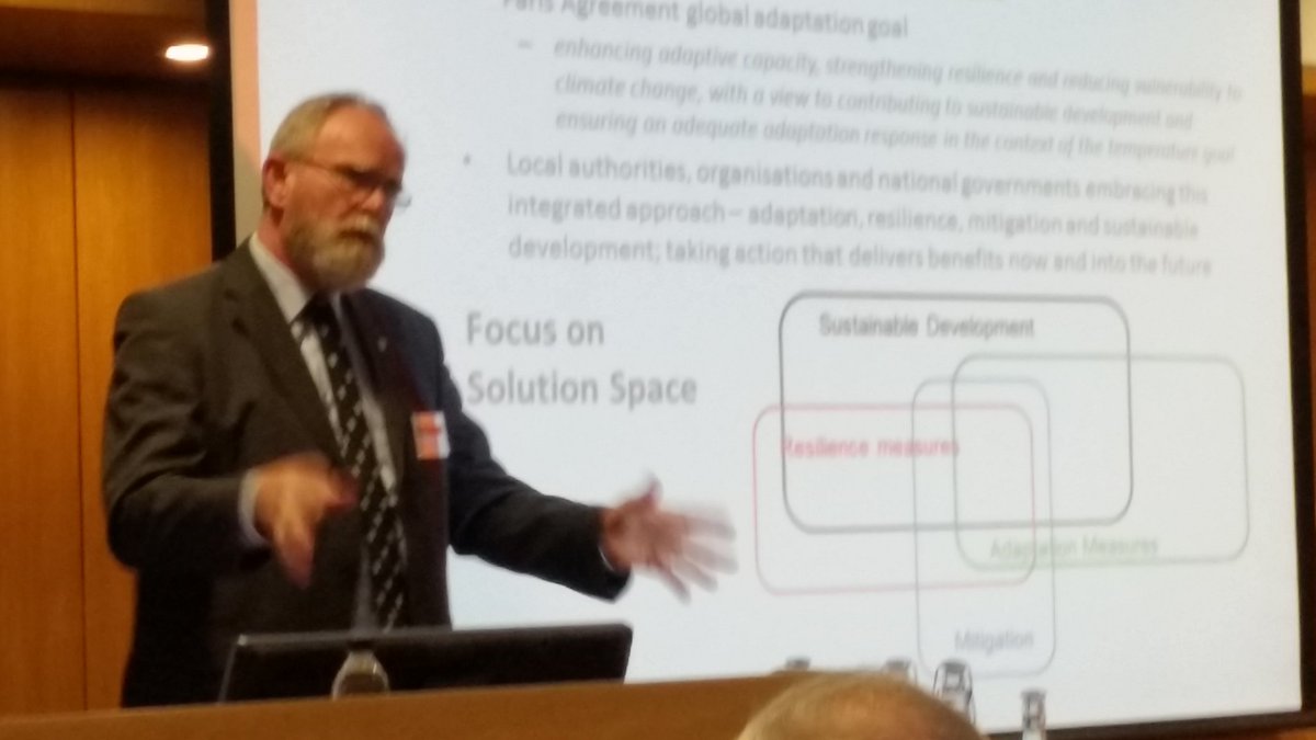 ClimateXChange_'s tweet photo. Celebrating @UKCIP 20 yrs. Roger Street looks at the #solutionspace considering #sustainabledevelopment #CCmitigation #resilience &amp; #ccadaptation https://t.co/LPOA96jpvm