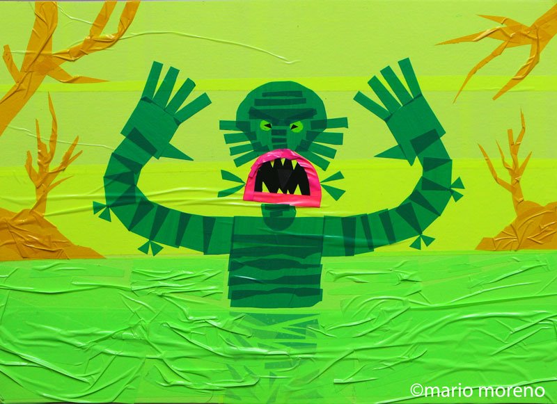morenoarte's tweet photo. C is for Creature from the Black Lagoon!#AnimalAlphabets @AnimalAlphabets #moviemonsters #monster #mariomoreno https://t.co/6Gkf7qh3uh