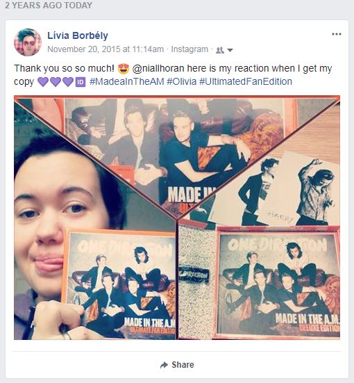 LiaBarber's tweet photo. Okay,so #2YearsOfMadeInTheAM was a few weeks ago but facebook just dropped this sweet memory on me. https://t.co/I9lMiqQxL8