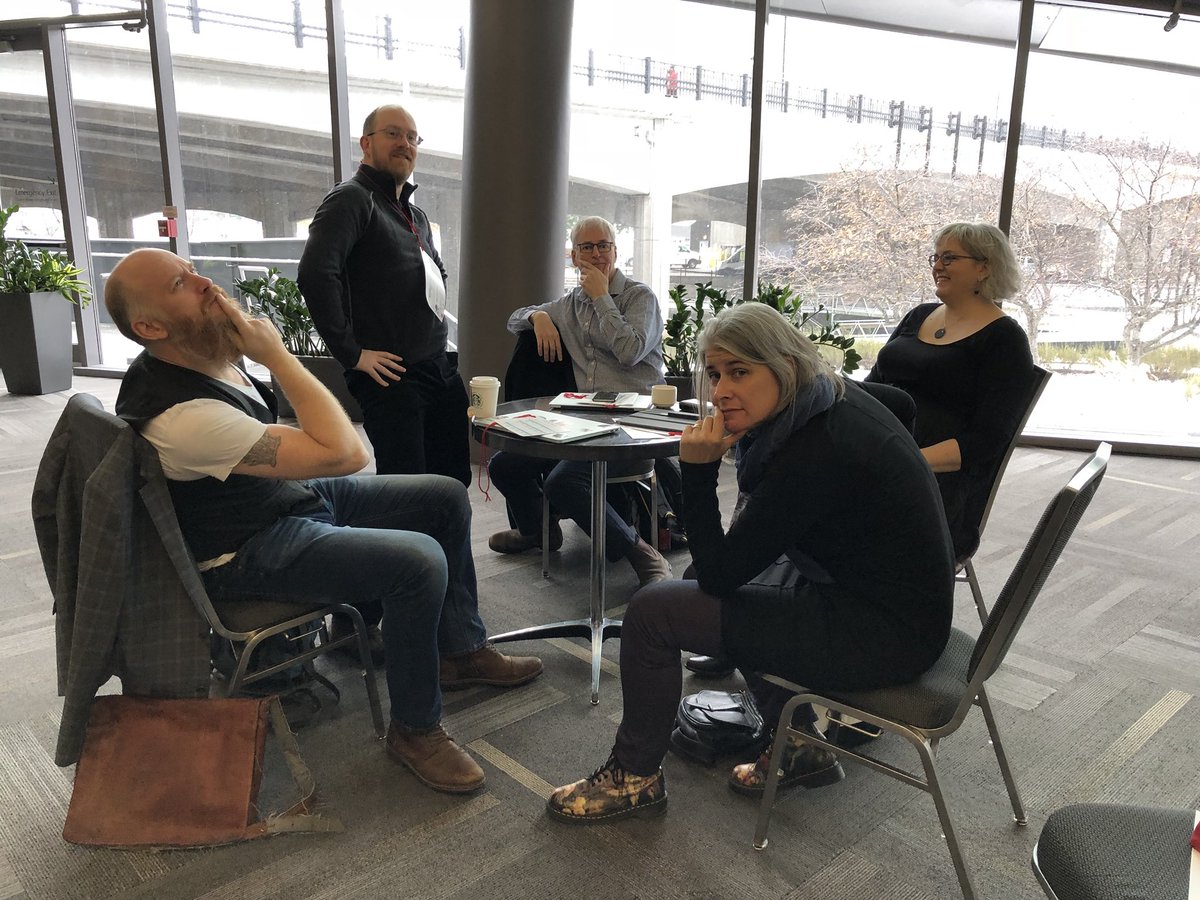 Gilly9's tweet photo. Welcome to Coach Corner at #GOAT2017 from @BillyGarnet @Plasticlizzard @gwww @eegrove @caro_sauve https://t.co/KNCEhDdaB1