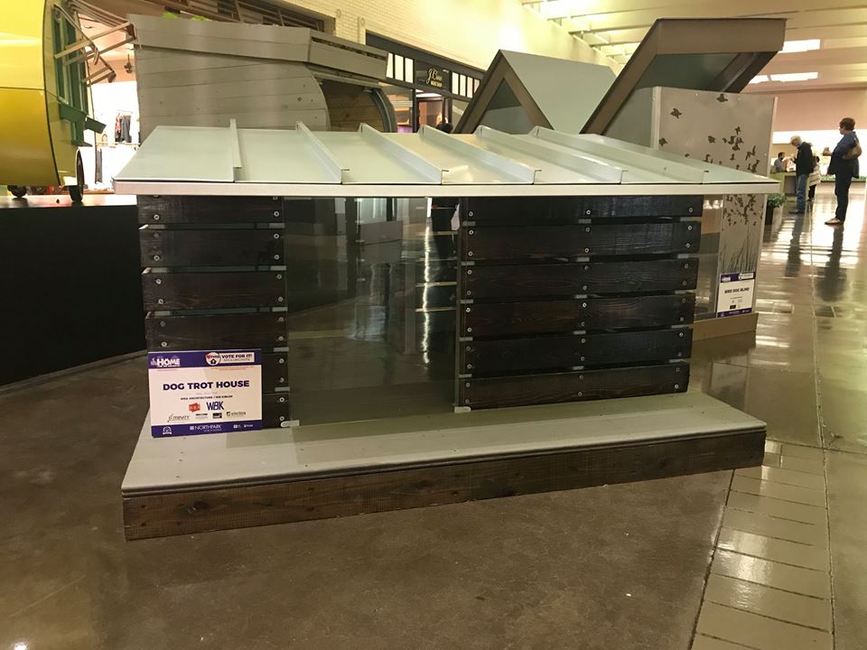 wbkconstruction's tweet photo. WBK partnered with @WRA_Architects to build the #DogTrotHouse for this year's #BarkNBuild Competition benefiting the @spcaoftexas!  Go check out our dog house at @NorthParkCenter until December 3rd! @aiadallas @TEXOAssociation https://t.co/IwkY8MfBoK