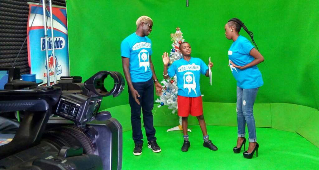 CNtabadde's tweet photo. Tune now to @bukeddetv &amp; watch James take-over Akayisanyo show #KidsTakeOver @UNICEFUganda @JayaMurthy2 https://t.co/rzf9puWcac