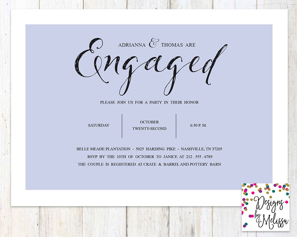 It's engagement season &amp; we have plenty of invitations just for the occasion!  Check out all our designs, here: ow.ly/m7gx30exMxC ..And don't forget to find us on <a href="/theknot/">The Knot</a> :)