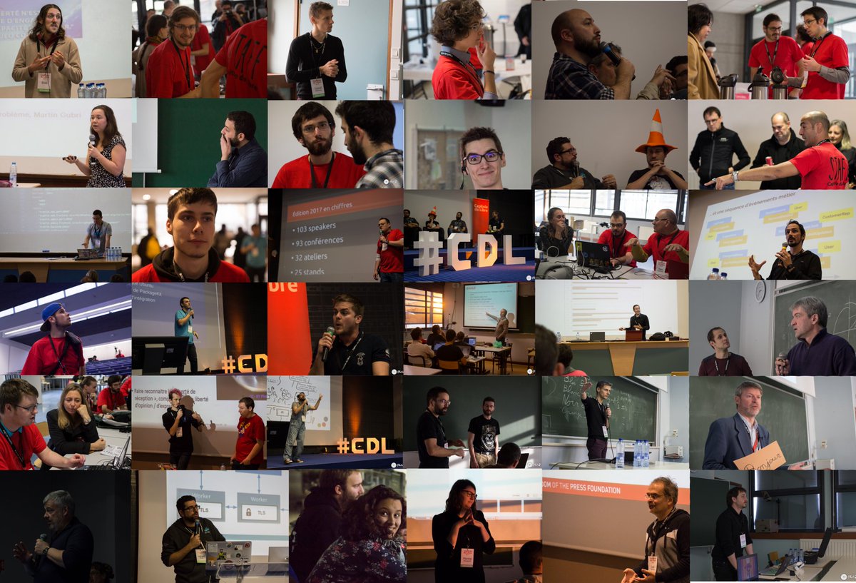Merci à tous les participants: orateurs, public et bénévoles de l'édition 2017 du Capitole du Libre. Les photos et vidéos seront bientôt en ligne! #cdl2017 #Merci