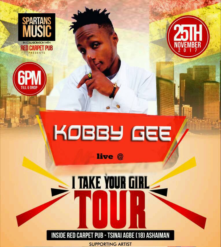 MusicKobby's tweet photo. 🔥🔥on Saturday 🔥
25th Nov,2017
Kobby gee will mount and   descend the stages of RED CARPET@ASHAiman
Tsinagbe with #odeesey_martigan
#Kobbygeegh https://t.co/mg1RLqbkDE