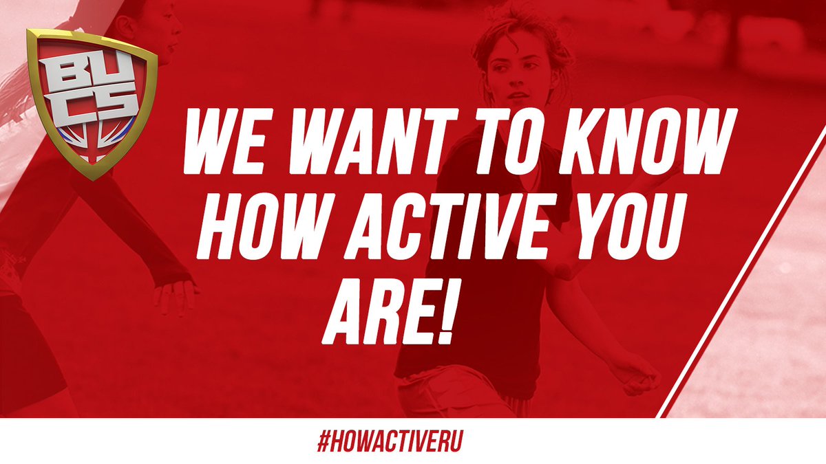 #HowActiveRU: Here are the top 3 response rates so far:

1⃣ University of Bristol (4.27%)
2⃣ University of Dundee (2.20%)
3⃣ University of Nottingham (2.19%)

How will the leader board look come next Monday 🤔

Complete the survey ➡️ bucs.co/m1icCI