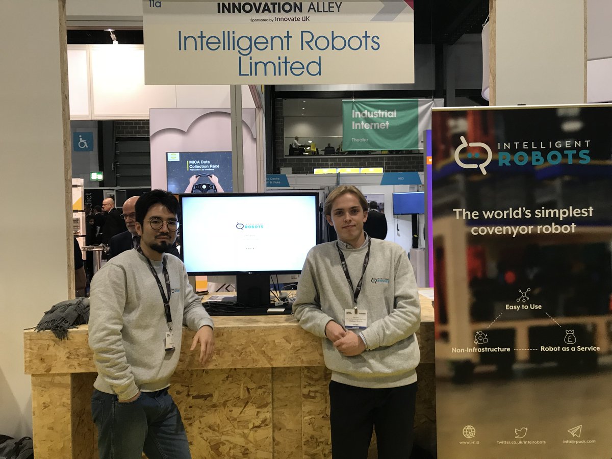 IntelRobots's tweet photo. It was a great privilege to have a stand at the #SmartFactoryExpo last week. We enjoyed speaking to everyone over the two days and look forward to developing the new relationships formed! https://t.co/gJTworZtl0