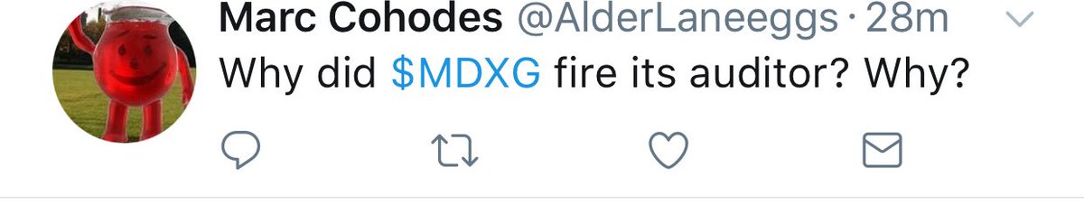 SamAntar's tweet photo. Memo to @AlderLaneeggs: Good point. Do you recall when $OSTK fired Grant Thornton after it agreed with my analysis of GAAP violations or did you conveniently do a Jeff Sessions and forget? $MDXG #SessionHearing https://t.co/Qhbh73jMyt