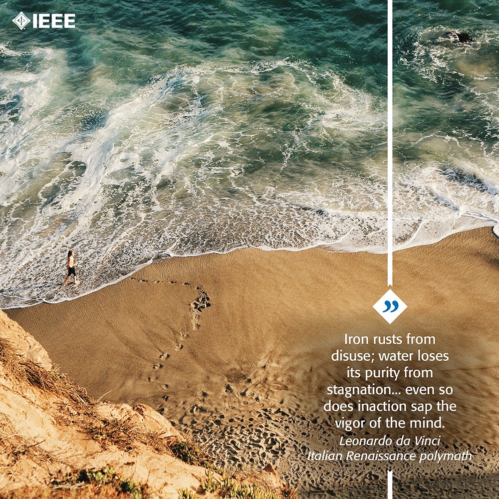 Do something.
#IEEE #Engineer #Engineering #Tech #quote #qotd #MondayMotivation