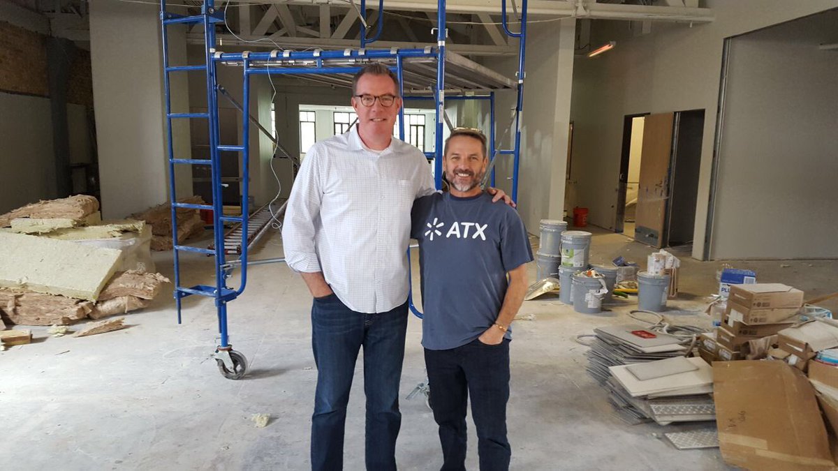 jason_norris's tweet photo. Hard to tell from this pic that @WalmartTechATX will be in our new digs by early December. Fun fact:  We’re proud to call @drafthouse original location our home in ATX! https://t.co/cBkTLd8B5p