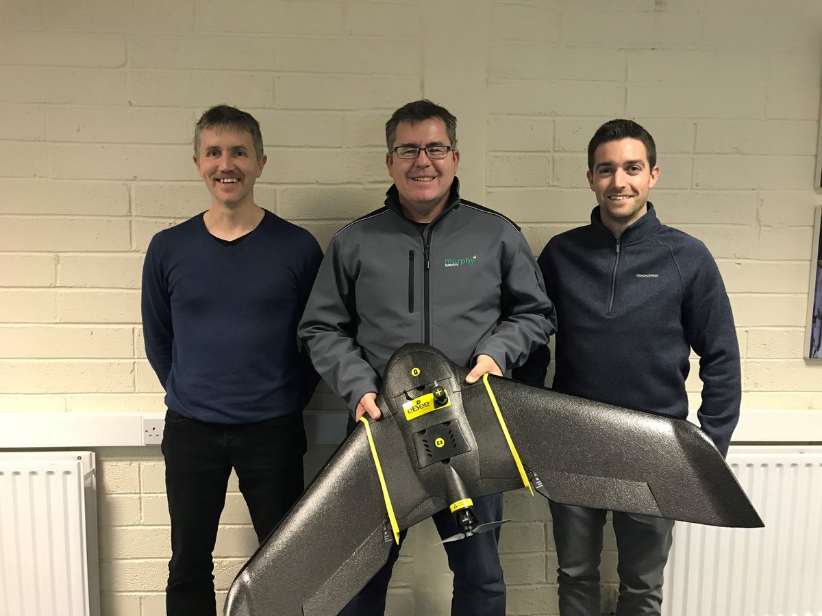 KOREC_Fran's tweet image. Look who gots themselves an #eBee! Congrats to @murphy_surveys UAV who collected their new @sensefly #eBeePlus from the @KORECGroup Ireland office today. Happy flying! @niallh_korec