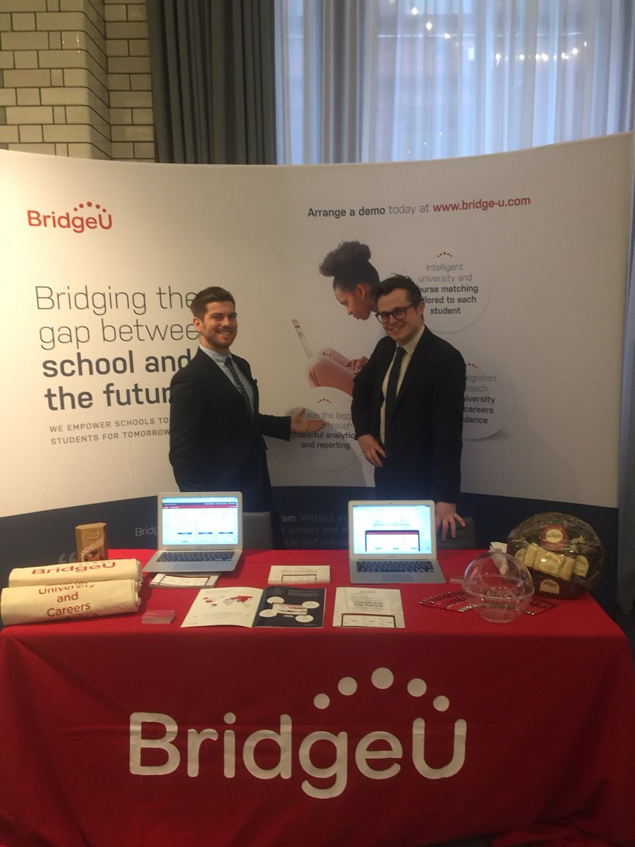 BridgeU's tweet photo. Great to be at #gsauk2017 talking to @GSAUK schools about university and careers guidance - if you're there, you can find Will and Chris on Stand 3 in the Whitworth Suite. https://t.co/SiNWvrfjP5