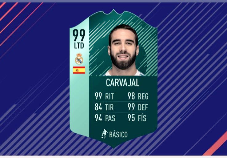 DaniCarvajal92's tweet photo. Gracias por la carta @EASPORTSEsp ya tengo la banda derecha un poco mejor cubierta 😊😊 https://t.co/2IBztAUqs1