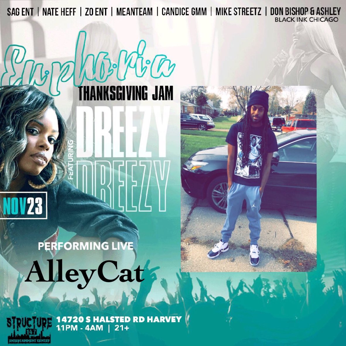 DaRealAlleyCat's tweet photo. @dreezydreezy when I heard you was coming out here Thursday, I had to make sure I was apart of the show ๐ฏ๐ฃ I'm gone make sure I send a bottle to your section ๐พ and hopefully I can get a pic with ya ๐ธ๐ฉ๐ป We Lit โก๏ธ๐ช #Structure147 https://t.co/VbeQSOivLI