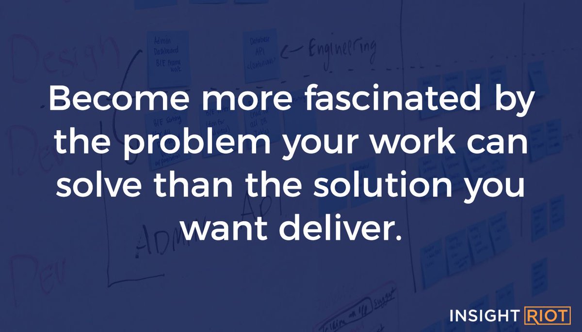 insight_riot's tweet photo. When In Doubt: Problem > Solution. https://t.co/tf19YCzFo3