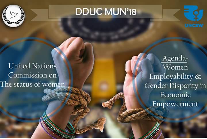 DducModel's tweet image. #secondcommitteeMUN&apos;18

The UNCSW is instrumental in promoting women’s rights, documenting the reality of women’s lives throughout the world, and shaping global standards on gender equality and the empowerment of women.
#followuson
m.facebook.com/dducmun/
instagram.com/dducmun_18/
