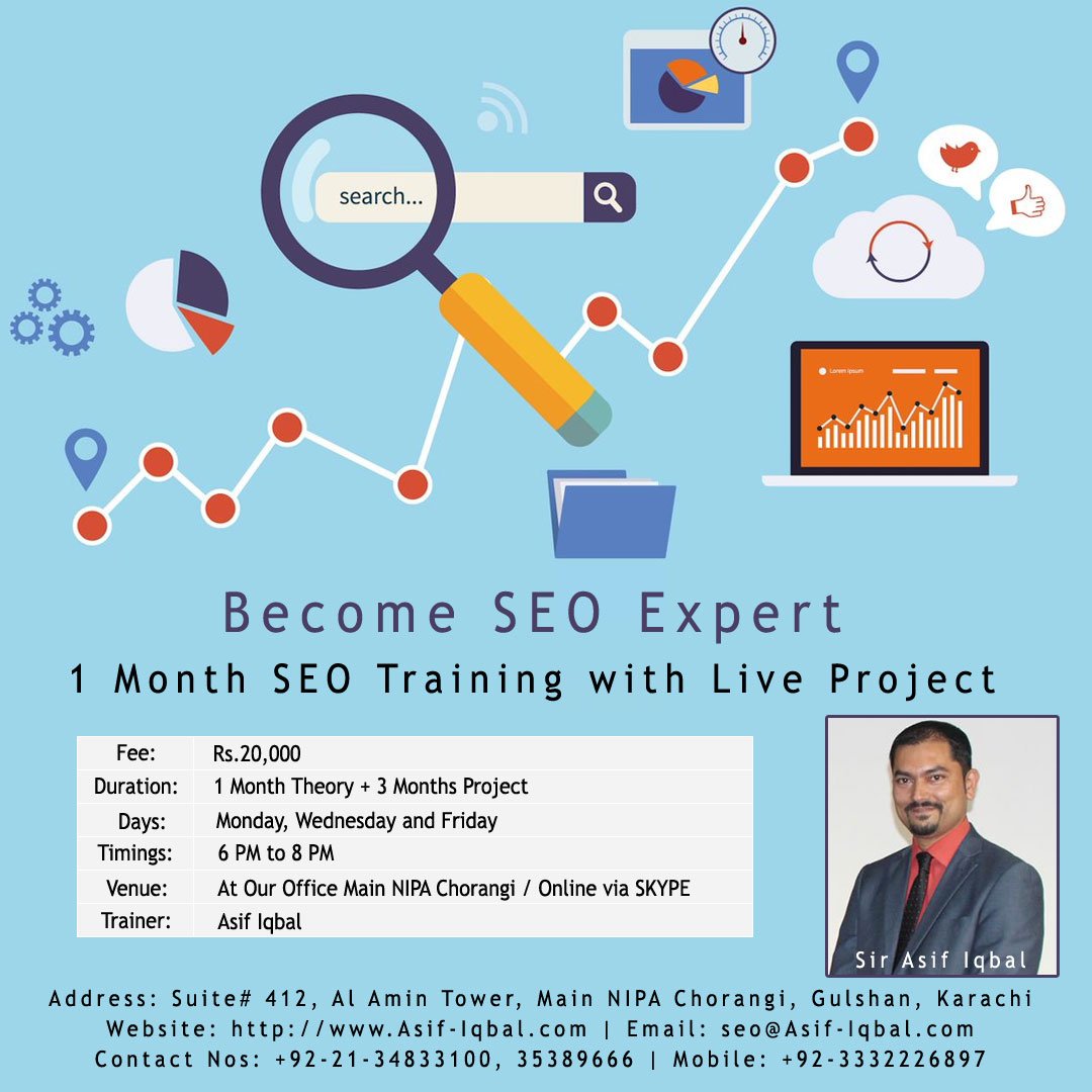 asif5i's tweet photo. Become #SEOExpert #SEOSpecialist
by Taking #SEOTraining #SEOTrainer #AsifIqbal
Visit: https://t.co/ZuDbOdCgqw
Or Call: +922134833100, +923332226897 https://t.co/hGXMMLcmMk