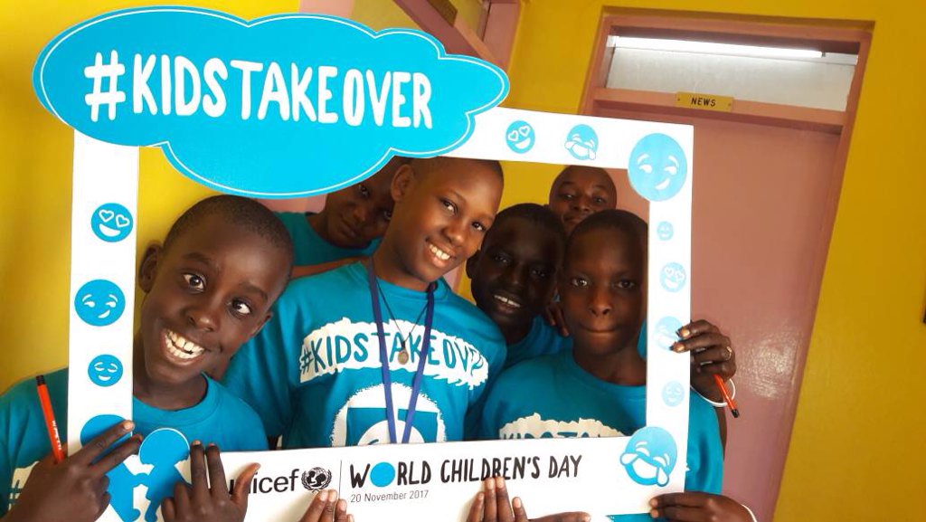 CNtabadde's tweet photo. A day of fun with a serious message #KidsTakeOver @capitalfmuganda @BeatFMUganda @UNICEFUganda @JayaMurthy2 https://t.co/9txHxJy90P