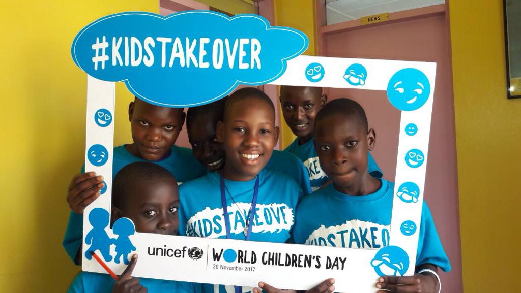CNtabadde's tweet photo. A day of fun with a serious message #KidsTakeOver @capitalfmuganda @BeatFMUganda @UNICEFUganda @JayaMurthy2 https://t.co/9txHxJy90P