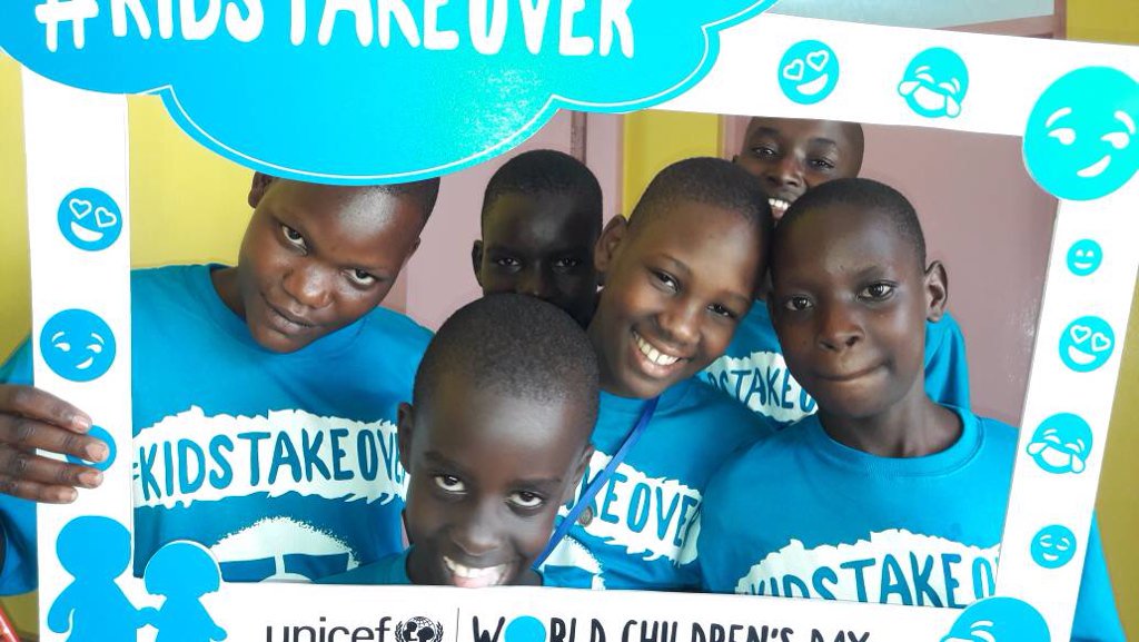 CNtabadde's tweet photo. A day of fun with a serious message #KidsTakeOver @capitalfmuganda @BeatFMUganda @UNICEFUganda @JayaMurthy2 https://t.co/9txHxJy90P