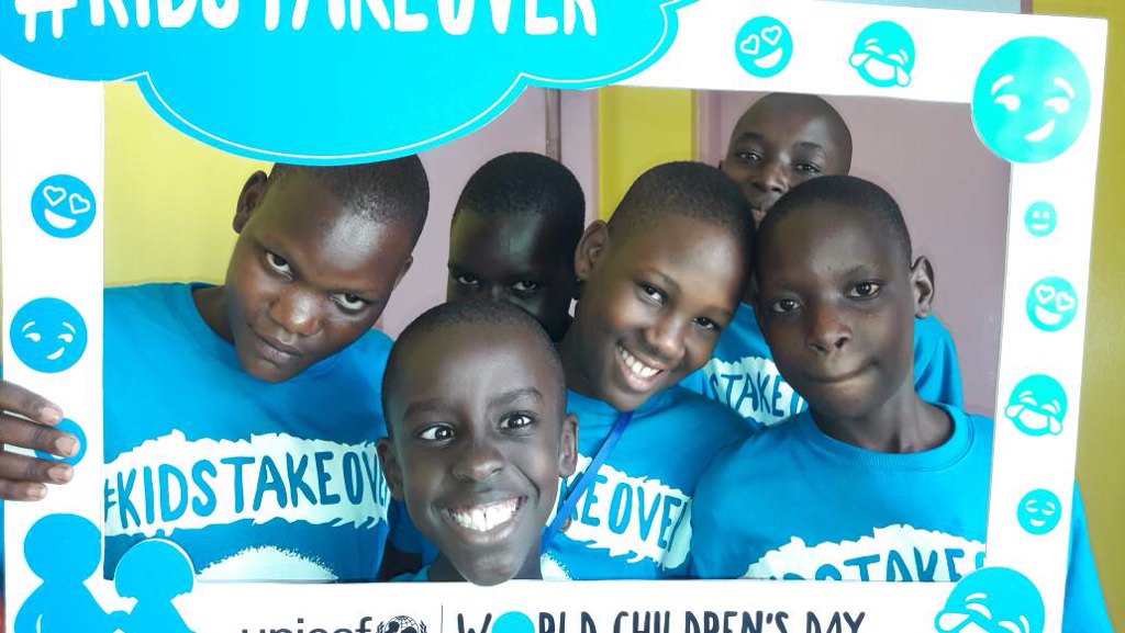 CNtabadde's tweet photo. A day of fun with a serious message #KidsTakeOver @capitalfmuganda @BeatFMUganda @UNICEFUganda @JayaMurthy2 https://t.co/9txHxJy90P