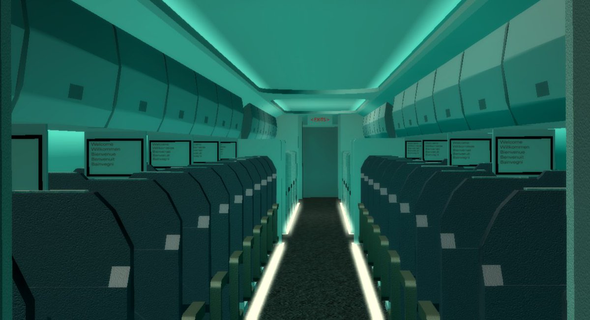 flySWISS_RBLX's tweet photo. We are happy to announce that all of our regional A320-214 aircrafts are now fully installed with overhead TV every 2 rows. 
Specific details of what can be played:
1) Welcome screen
2) Safety video
3) 4 different short movies https://t.co/0eTocZthfi