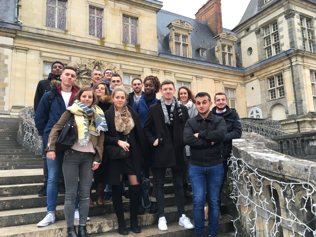 Nos #étudiants de 3ème année sont en #masterclass #tourisme cette semaine à Fontainebleau. Visites d'entreprises et découvertes au programme !