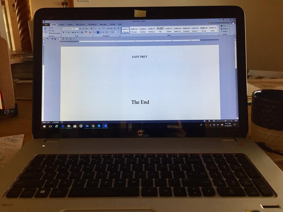 ClaireStibbe's tweet image. Book 5 is now complete but by no means finished. Sent in last week for first round of edits. Then on to book 6. Yay! #T4US #ASMSG #BookBoost #Thriller