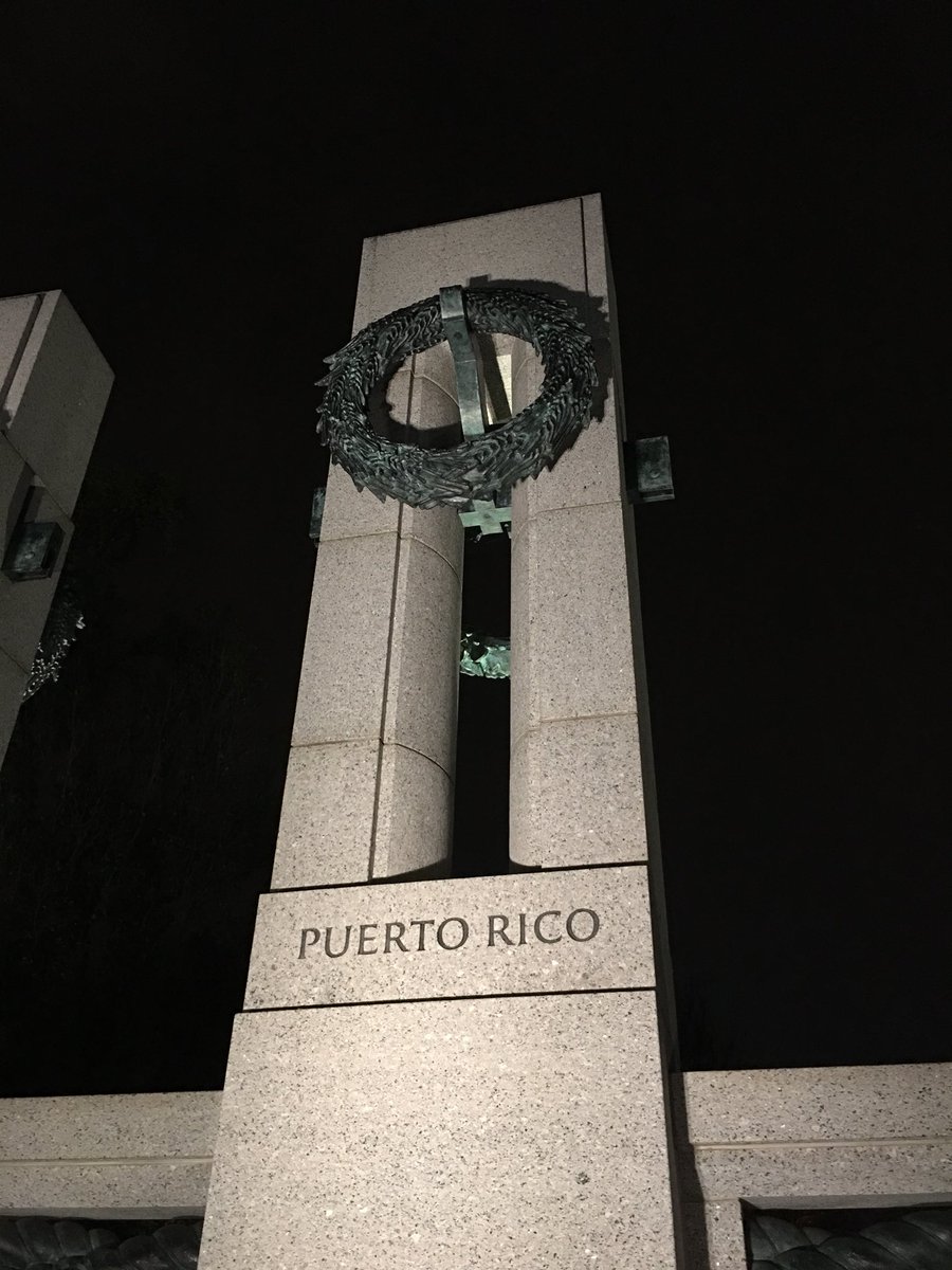 Bikebabe's tweet photo. @LunaLuvgood2017 Dang just left DC last night or I’d be with them. Oh btw, this from the WW2 memoria. They fought with us. They deserve more l @carmenyulincruz #PuertoRicoUnityMarch https://t.co/9vasv8LuBf