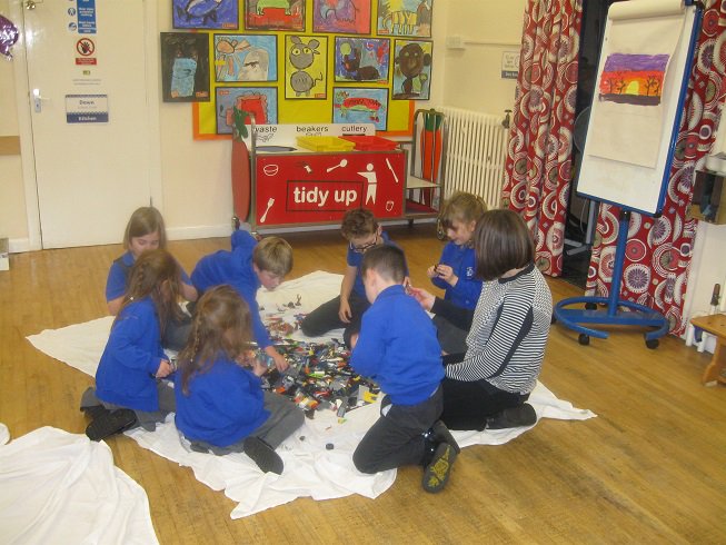 Barkway_First's tweet photo. Lego club in full swing this afternoon https://t.co/mvUB6GanXo
